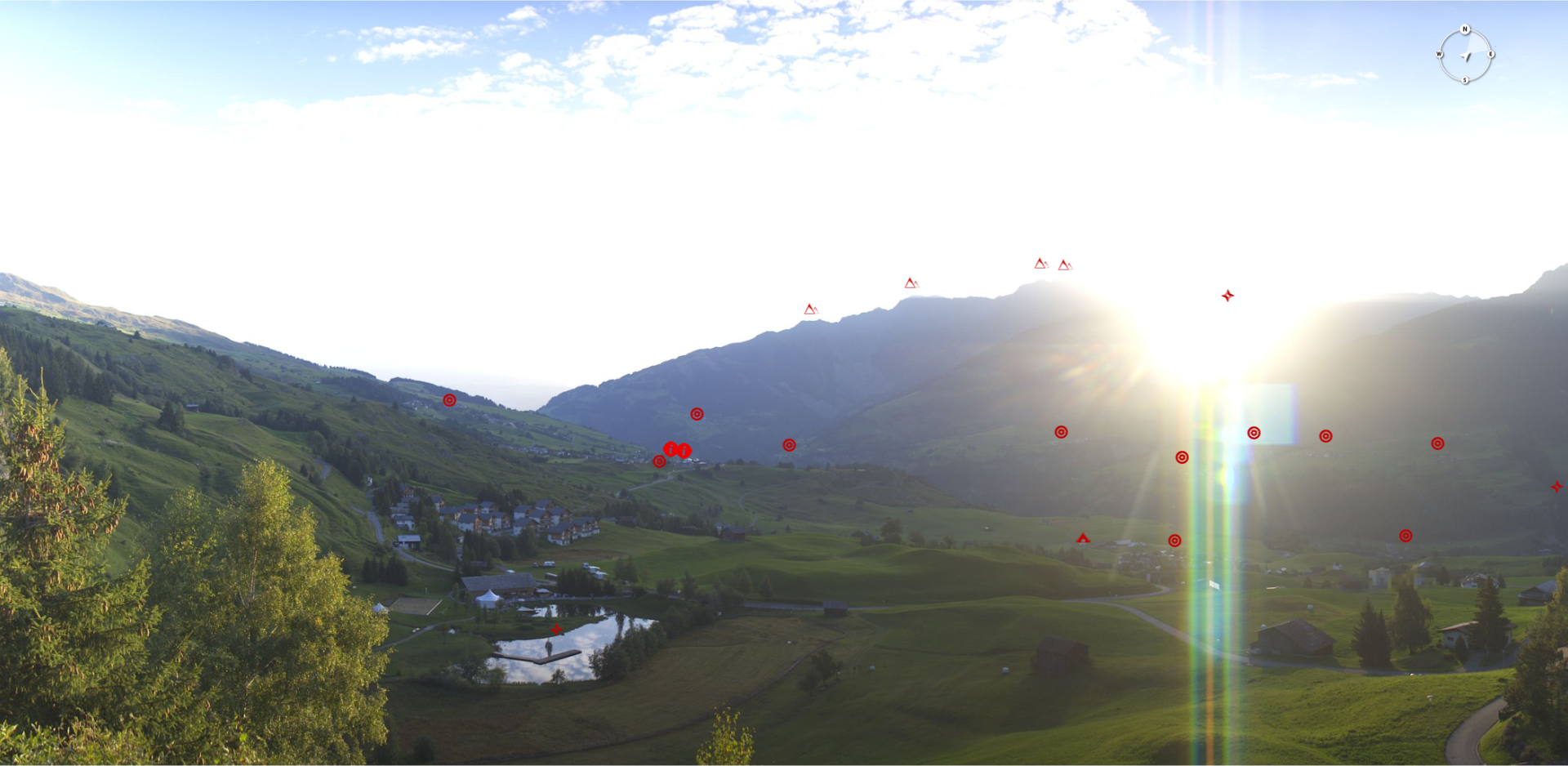 Die Val Lumnezia im Licht und zauberhaften Farben
