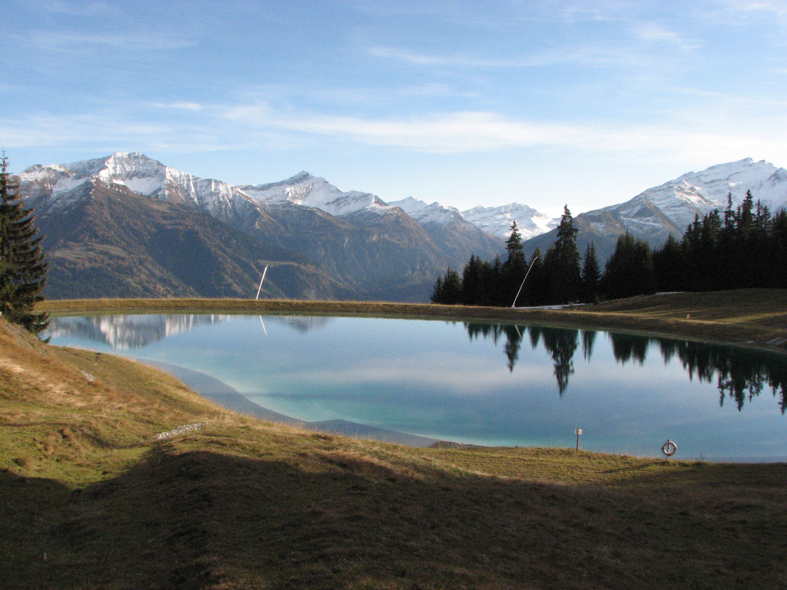 Bergpanorama in seiner klaren Form